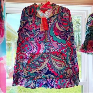 🌴SOLD🌴Lilly Pulitzer Killian Popover Mermaid